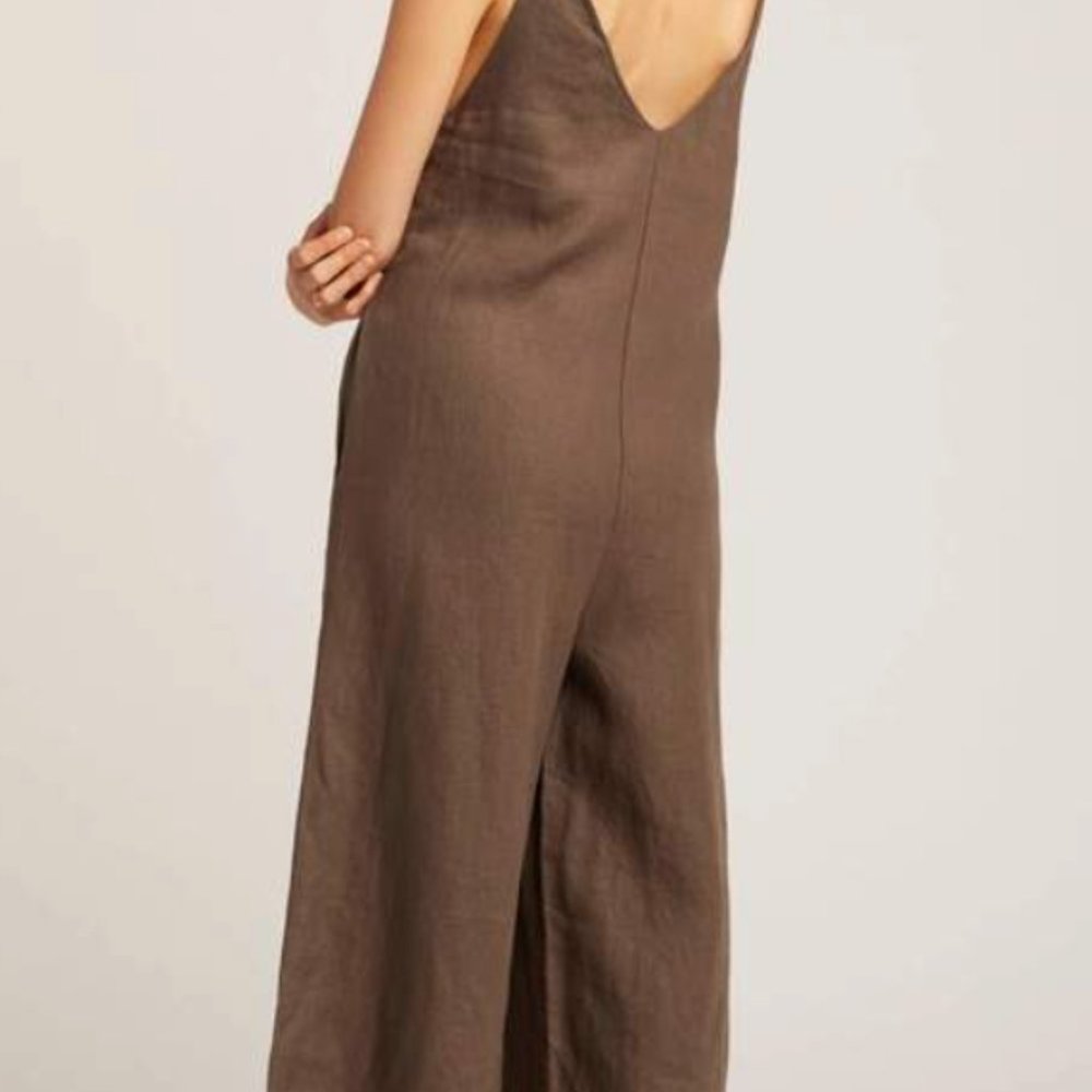 Ozma Vanessa Romper Brown Size Small
